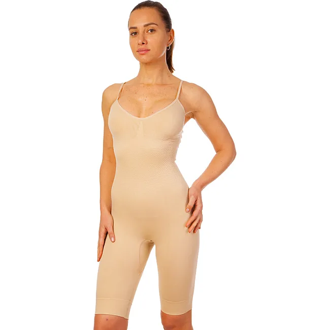 Комбидрес утягивающий корректирующий с эфектом пуш-ап SP-SPORT

 Control Bodysuit ST-9163 (Телесный)