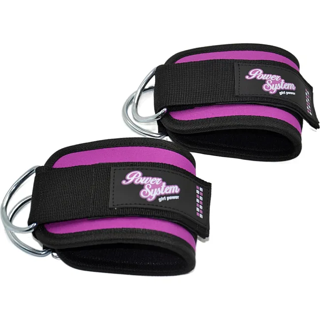 Манжеты на лодыжку POWER SYSTEM PS-3450 Gym Babe Purple