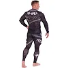 Костюм компресійний чоловічий рашгард лонгслів та штани VENUM
 OKINAWA 9504-9604 XXS
-XXL (Чорний-червоний)