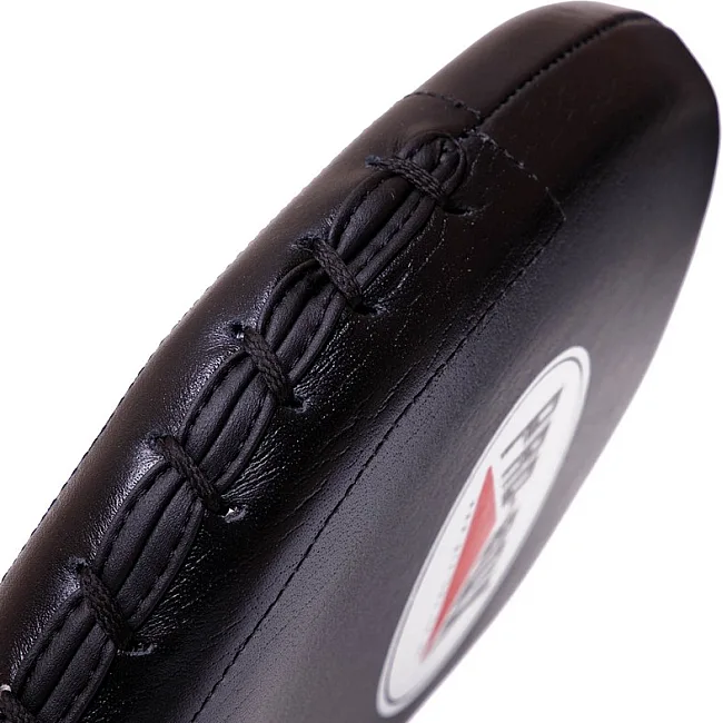 Ракетка хлопушка для тхэквондо одинарная кожаная PRO-BOX BO-0590 1шт (Черный)