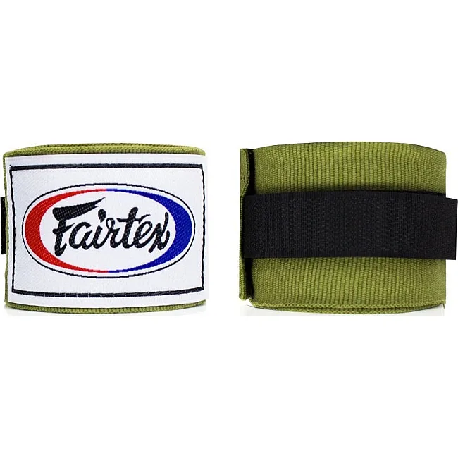 Бинты для бокса Fairtex HW2 Green Olive (4,5м)