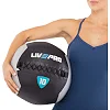 Мяч набивной медицинский для кроссфита WALL BALL LiveUp LP8100-10 10кг