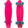 Пенни борд Penny Board круизер пластиковый со светящимися колесами 22