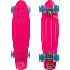 Пенни борд Penny Board круизер пластиковый со светящимися колесами 22" SP-SPORT SK-5672-4