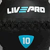Мяч набивной медицинский для кроссфита WALL BALL LiveUp LP8100-10 10кг