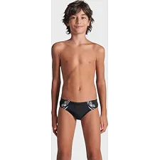 Плавки-слепые для мальчиков Arena POSEIDONIA SWIM BRIEFS черный, белый