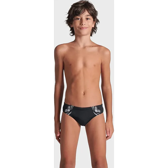 Плавки-сліпи для хлопчиків Arena POSEIDONIA SWIM BRIEFS чорний, білий