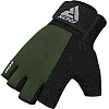 Перчатки для фитнеса RDX W1 Half Army Green Plus