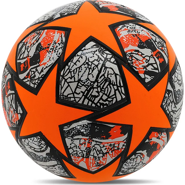 Футбольний м'яч
 SP-SPORT
 FB-8849 №5 PU (Сірий-оранжевий)