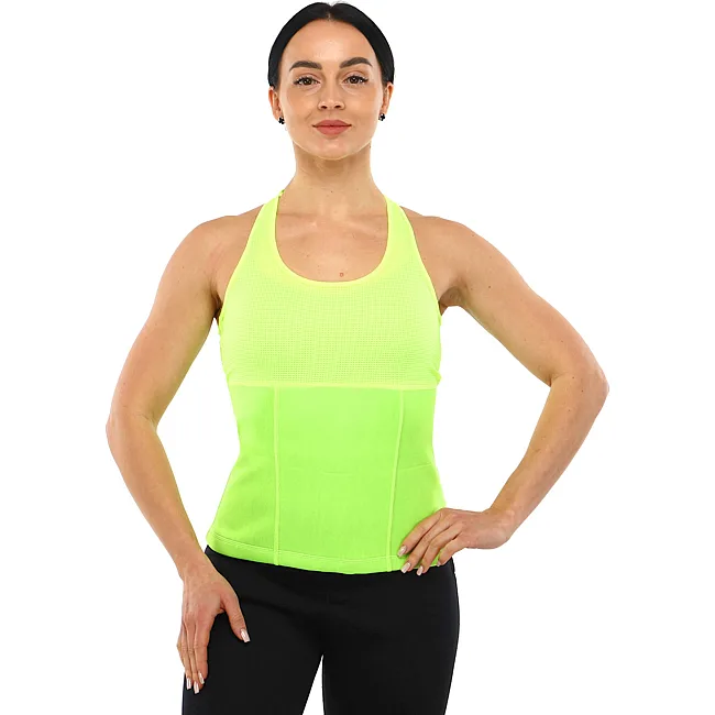 Майка для похудения с эффектом сауны SIBOTE ULTRA SWEAT FI-4818 (Салатовый)