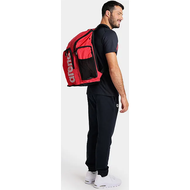 Спортивный рюкзак Arena TEAM 45 45L красный черный 52x35x27 см