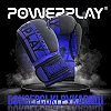 Боксерські рукавиці PowerPlay 3086 Matt Challenger Чорно-Сині