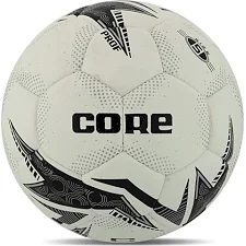 Футбольный мяч CORE PROF FB-8458 №5 PU (Белый-серебряный)