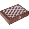 Набор настольных игр в деревянном кейсе 2 в 1 шахматы покер SP-SPORT
 W2518B
 24,5x18,5х6см