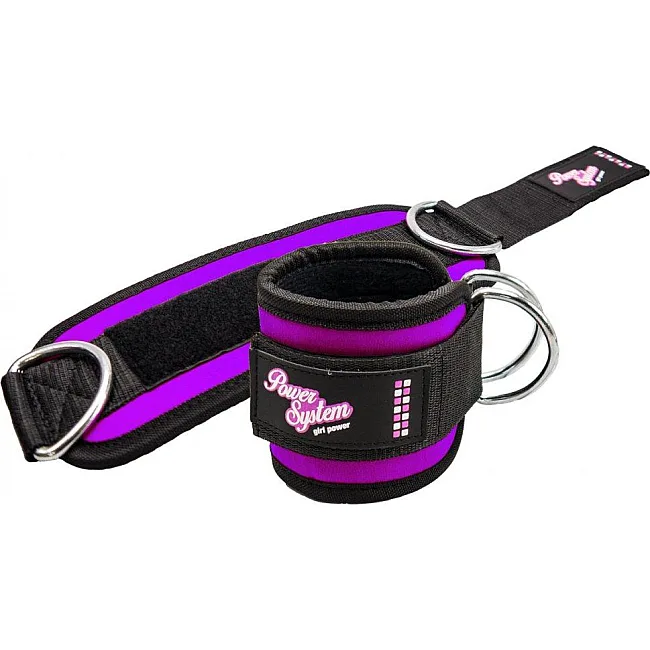 Манжеты на лодыжку POWER SYSTEM PS-3450 Gym Babe Purple