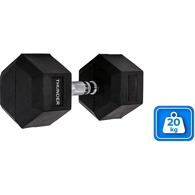 Гантель шестигранна THUNDER 20 кг (1шт)