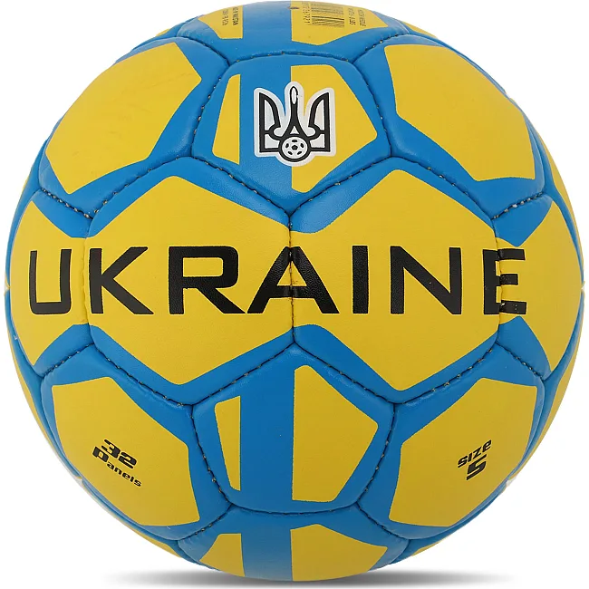 Футбольный мяч
 BALLONSTAR UKRAINE FB-9536 №5 PU (Желтый-синий)
