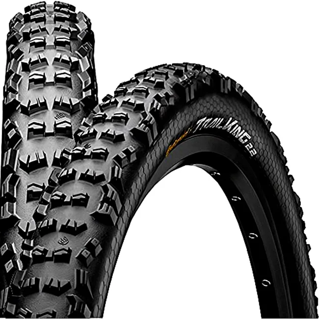 Бескамерная покрышка CONTINENTAL Trail King, 27.5"х2.40, 60-584, черная, складная, BlackChili, ProTection Apex, Skin, 895гр.