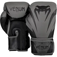 Боксерские перчатки Venum Impact Black/Grey