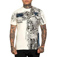 Футболка мужская Affliciton Manchester Brass Tee Vanilla Custard
