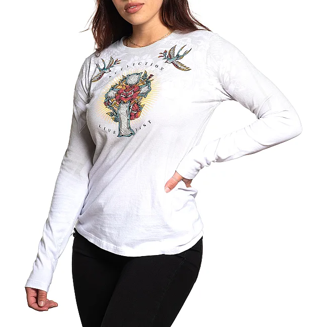 Женский лонгслив Devoted to Glory AW24259 White