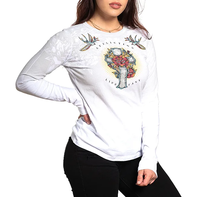 Женский лонгслив Devoted to Glory AW24259 White