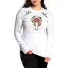 Женский лонгслив Devoted to Glory AW24259 White