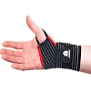 Кистьові бинти POWER SYSTEM PS-6000 Elastic Wrist Support Black/Red (пара)