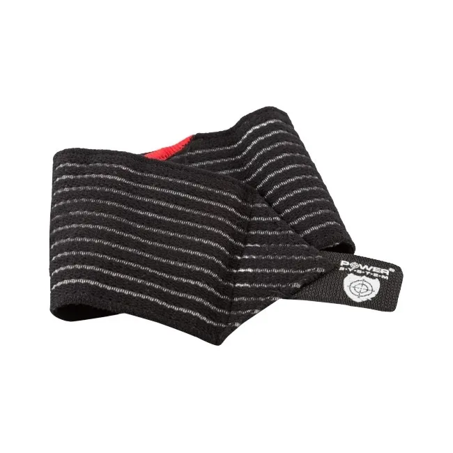 Кистьові бинти POWER SYSTEM PS-6000 Elastic Wrist Support Black/Red (пара)