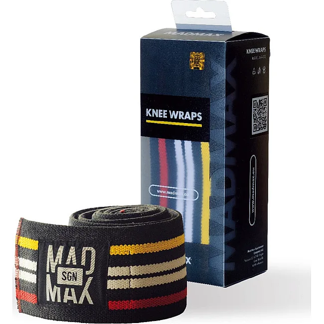 Коленные бинты MADMAX MFA-292 Black
