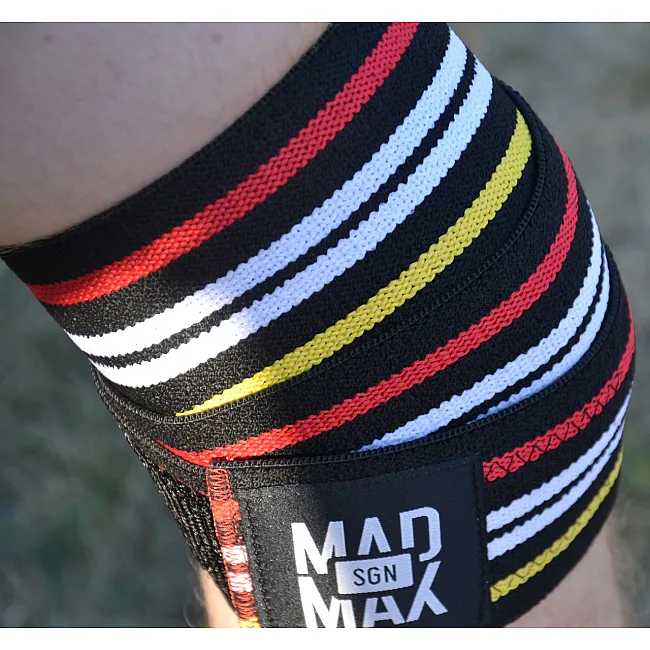 Коленные бинты MADMAX MFA-292 Black
