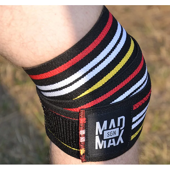 Коленные бинты MADMAX MFA-292 Black