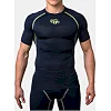 Компрессионная футболка Peresvit Air Motion Navy Flu Yellow Short Sleeve