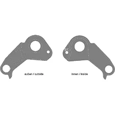 Крюк на раму GHOST, Shimano Hanger MY2017 (B1) HT, GHM09-022