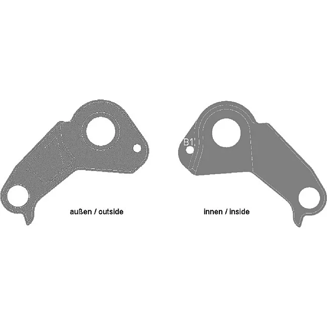 Крюк на раму GHOST, Shimano Hanger MY2017 (B1) HT, GHM09-022