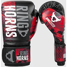Перчатки для бокса RINGHORNS Charger Camo Black Red