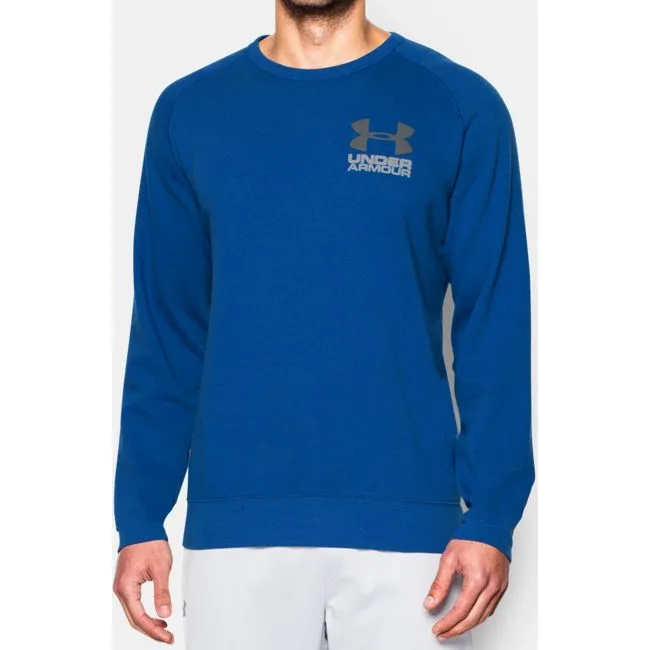 Реглан Under Armour Tri-Blend Fleece Crew Neck Royal