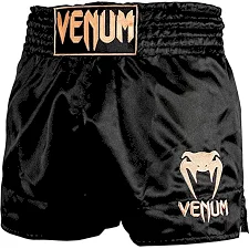 Шорти для тайського боксу VENUM Classic Navy Black Gold
