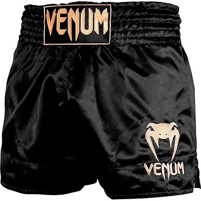 Шорти для тайського боксу VENUM Classic Navy Black Gold
