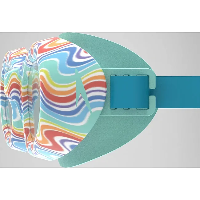 Очки для плавания Speedo JR FUTURA HYDRO PRT синий (для детей) One Size