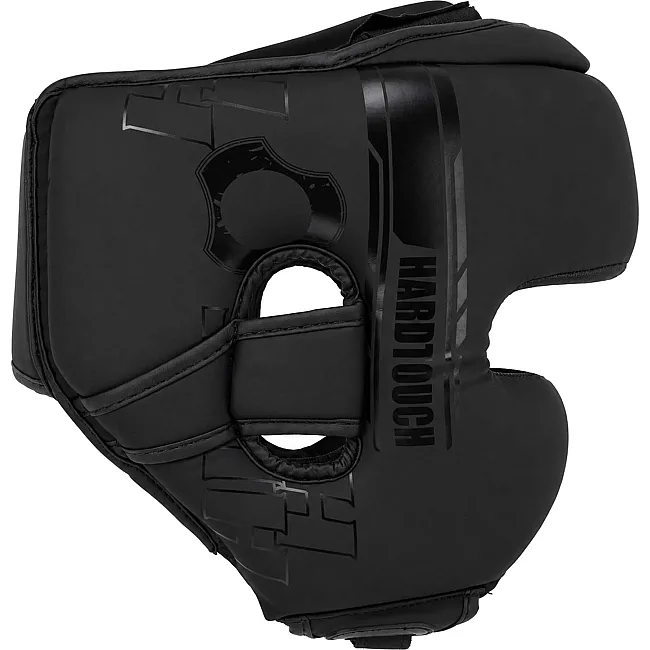 Шолом для боксу у мексиканському стилі PU HARD TOUCH BO-00128 (Чорний-червоний)
