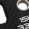 Млинці диски TPU 2 Handle металева втулка ZELART TA-6996-15 (Чорний)