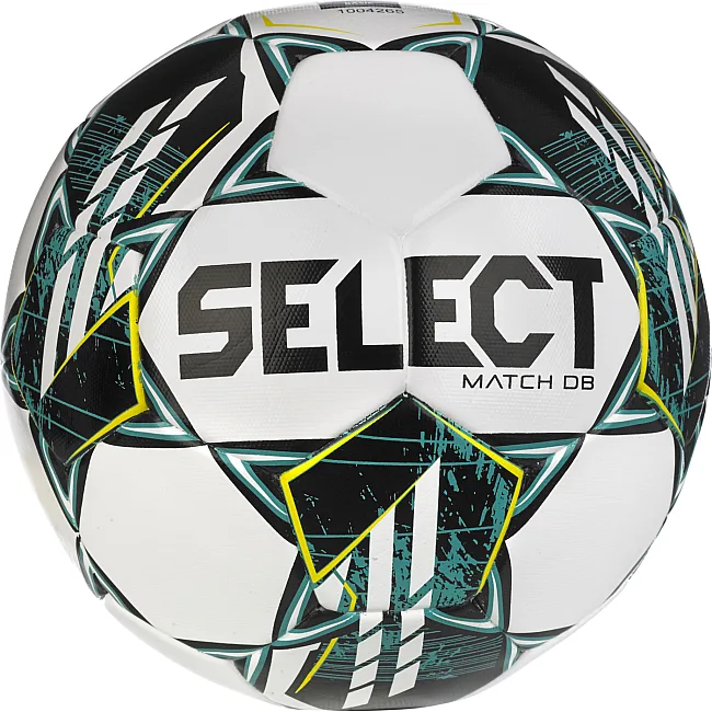 Футбольний м'яч SELECT MATCH DB FIFA v23 білий, зелений