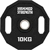 Блины диски полиуретановые 2 Handle металлическая втулка HAMMER STRENGHT TA-9986-10 (Черный)