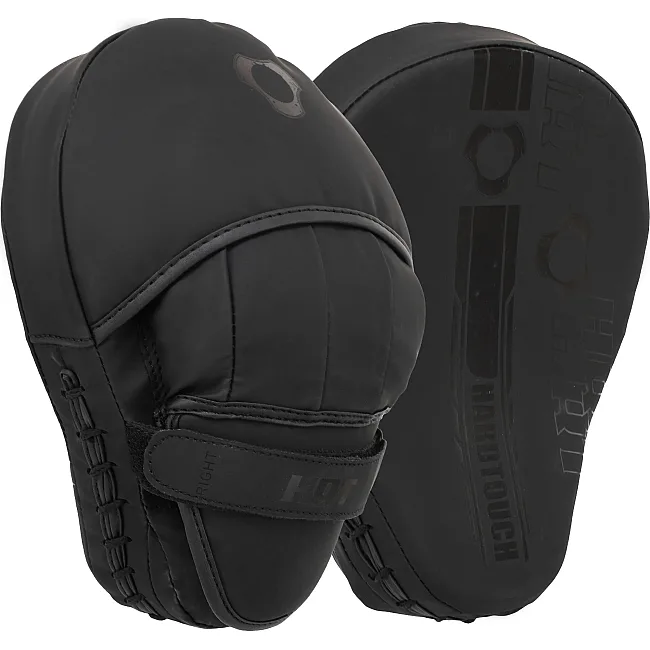 Лапа боксерская изогнутая тренировочная PU HARD TOUCH BO-00123 (Черный)