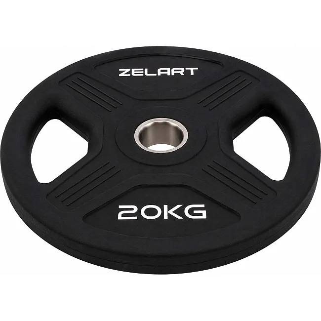 Млинці диски TPU 2 Handle металева втулка ZELART TA-6995-20 (Чорний)
