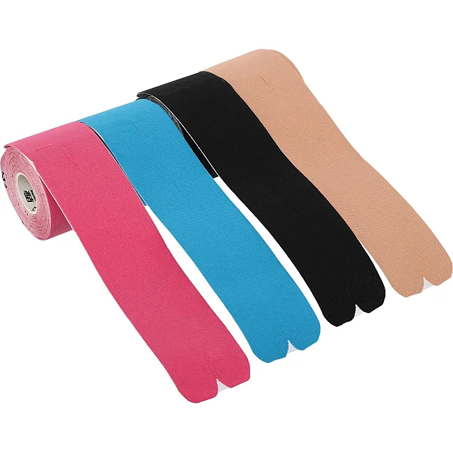 Кинезио тейп преднарезанный для лица и тела Kinesio tape RIGORER Z320131501 (Черный)