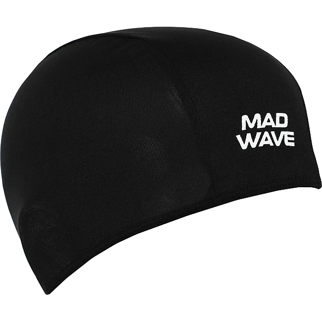 Шапочка для бассейна текстильная MADWAVE POLY II M052103 (Темно-синий)