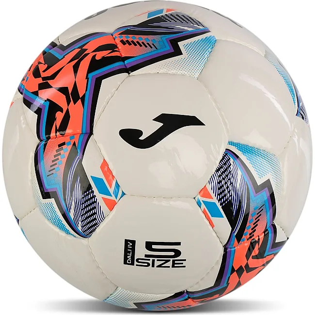 Футбольний м'яч JOMA DALI IV 401954-219-T5 (Білий-помаранчевий)