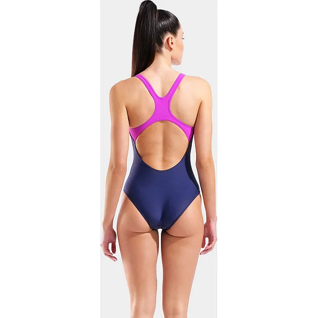 Купальник закрытый для женщин Arena KIKKO SWIMSUIT SWIM PRO BACK синий, розовый (для женщин)